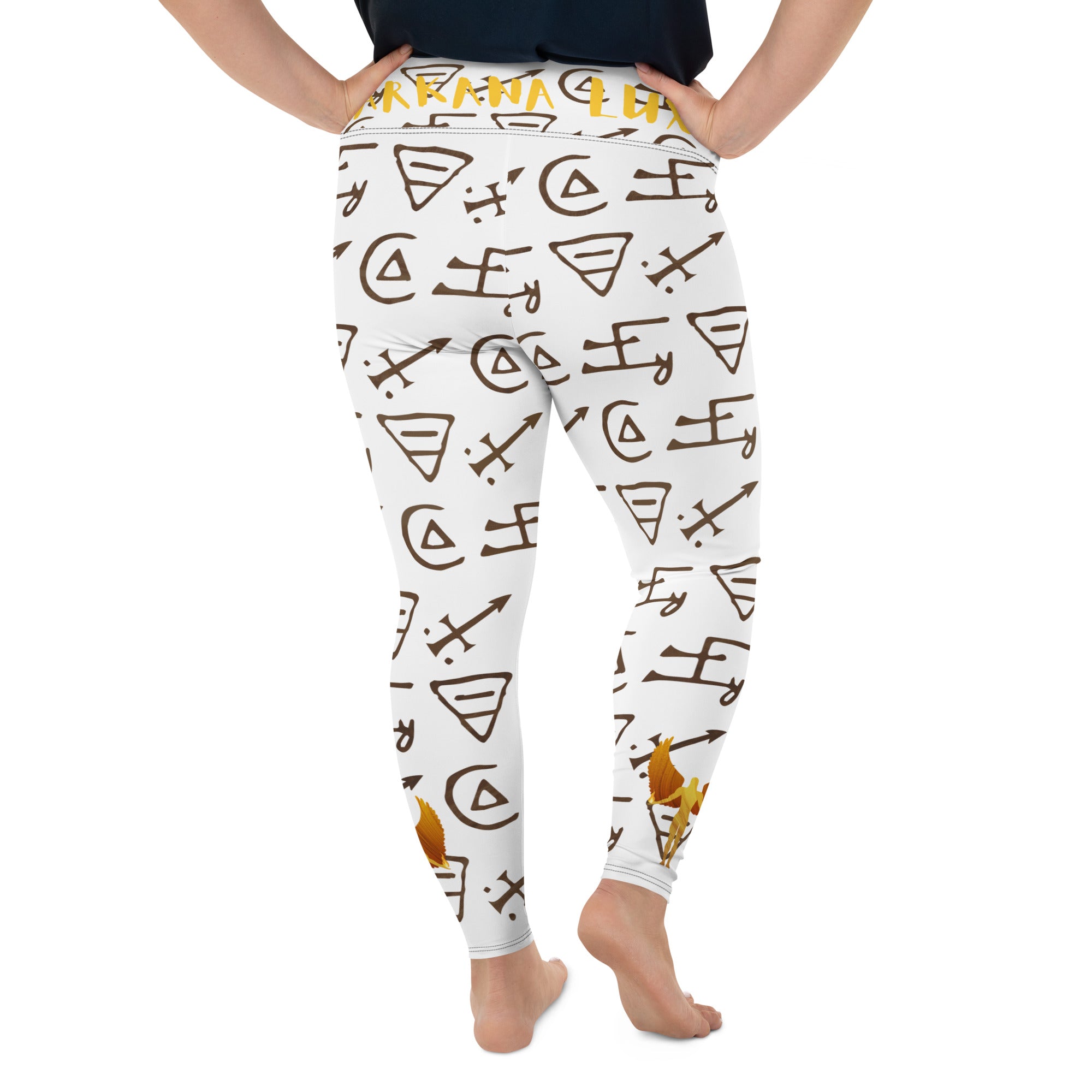 All-Over Print Plus Size Leggings