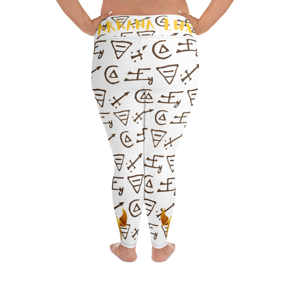 All-Over Print Plus Size Leggings