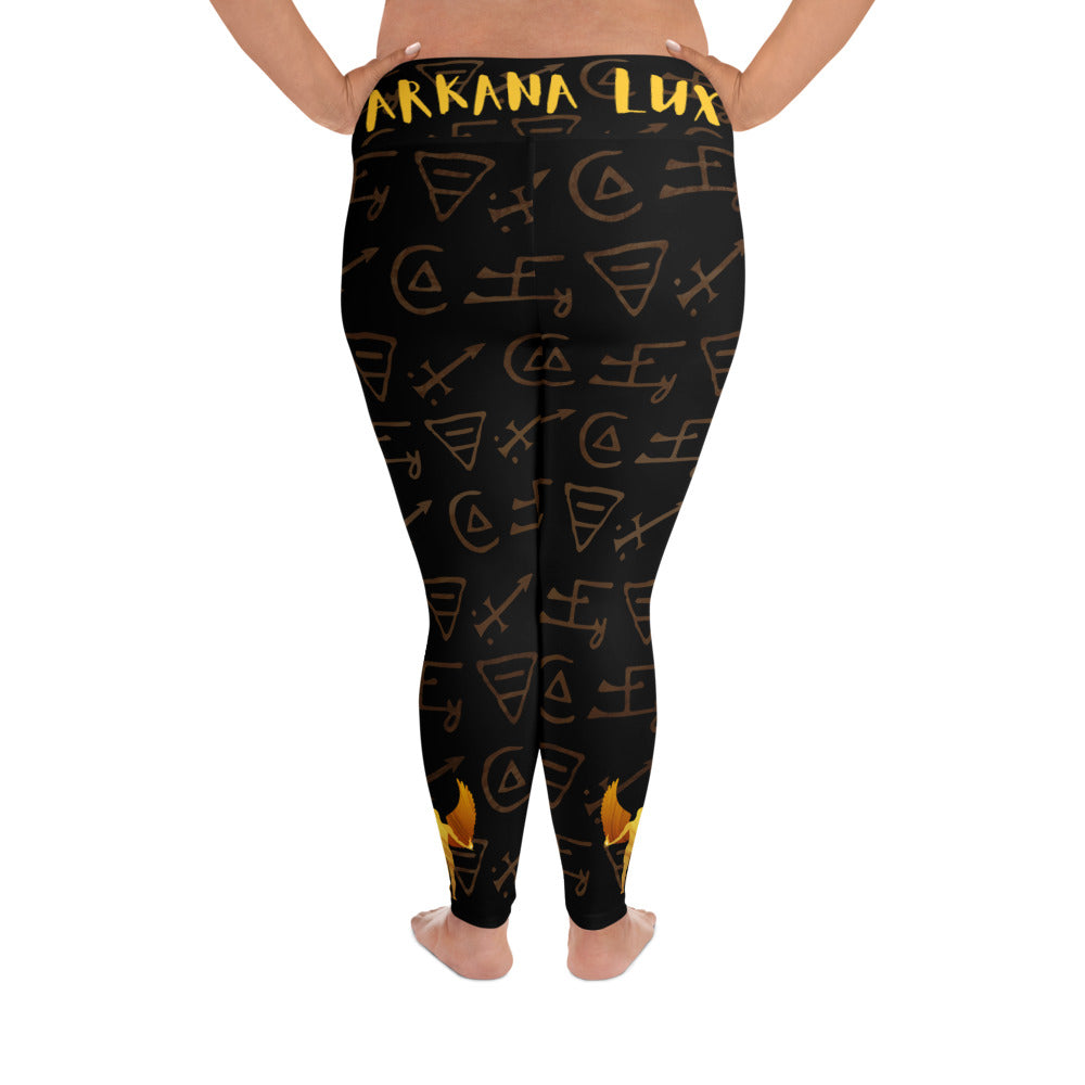 All-Over Print Plus Size Leggings