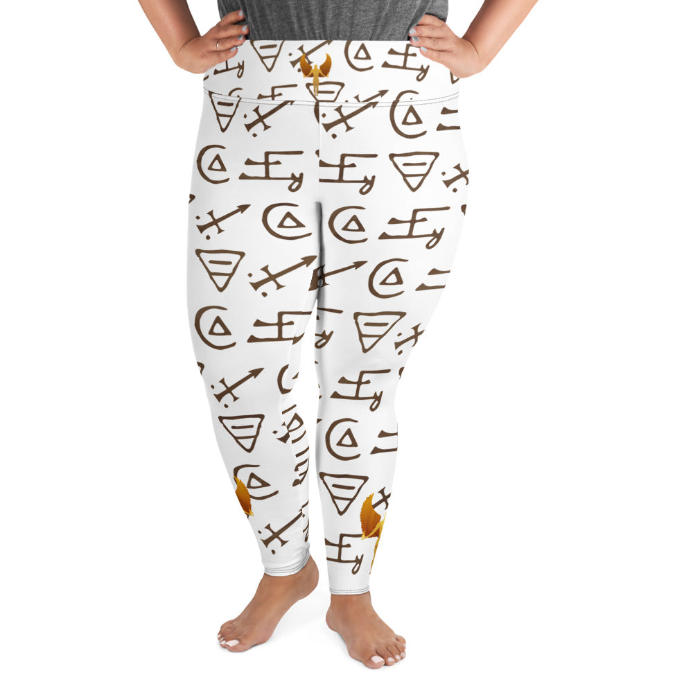 All-Over Print Plus Size Leggings