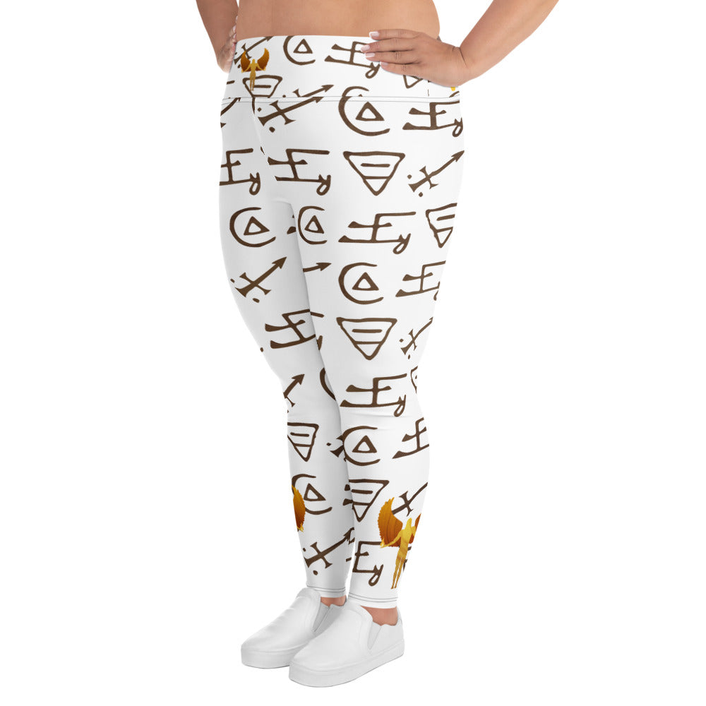 All-Over Print Plus Size Leggings