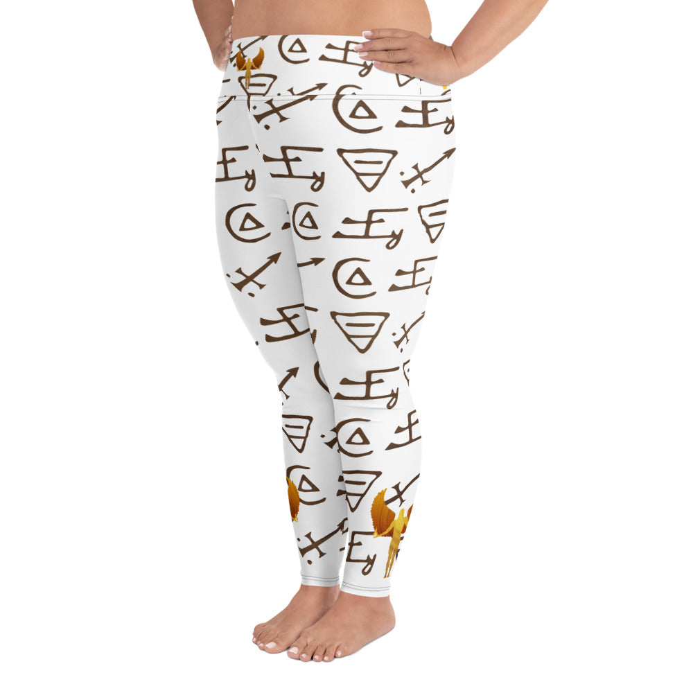All-Over Print Plus Size Leggings