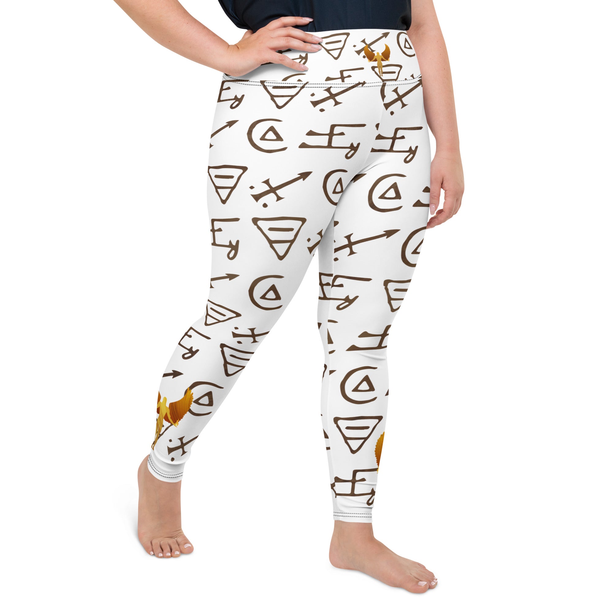All-Over Print Plus Size Leggings