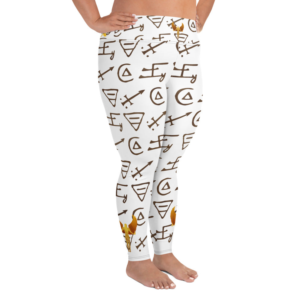 All-Over Print Plus Size Leggings