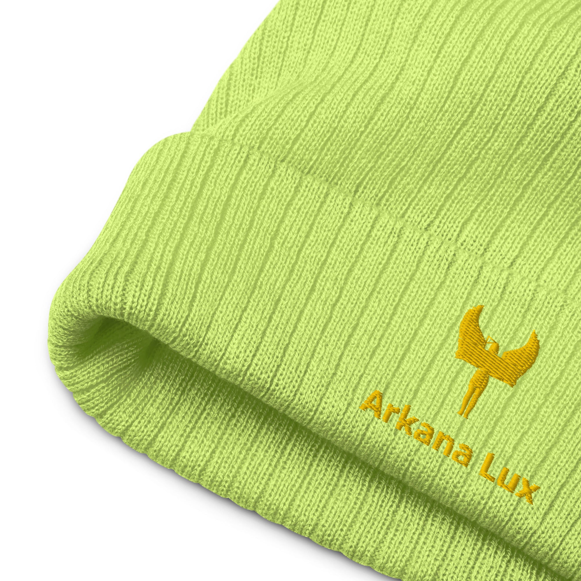 Ribbed knit beanie