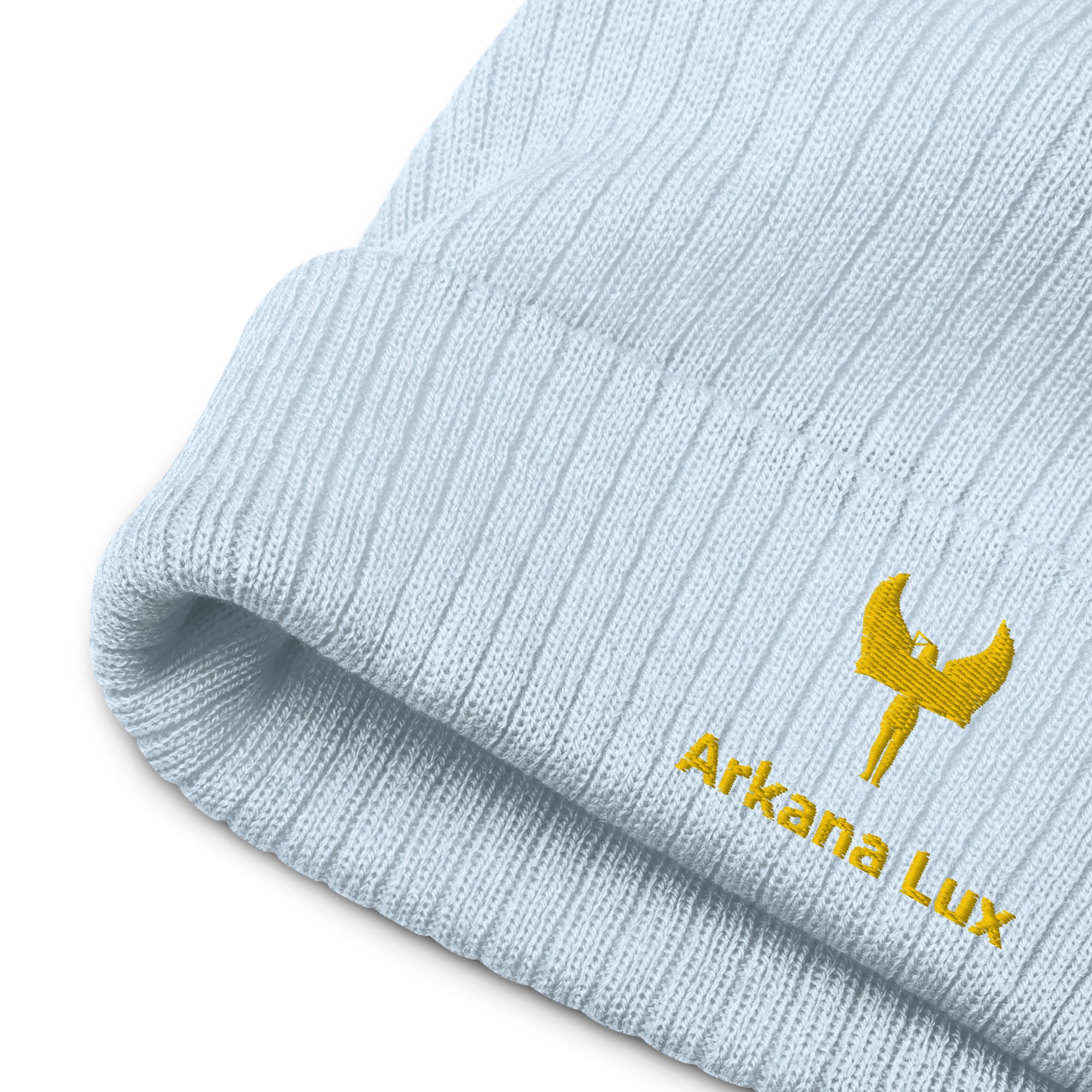 Ribbed knit beanie