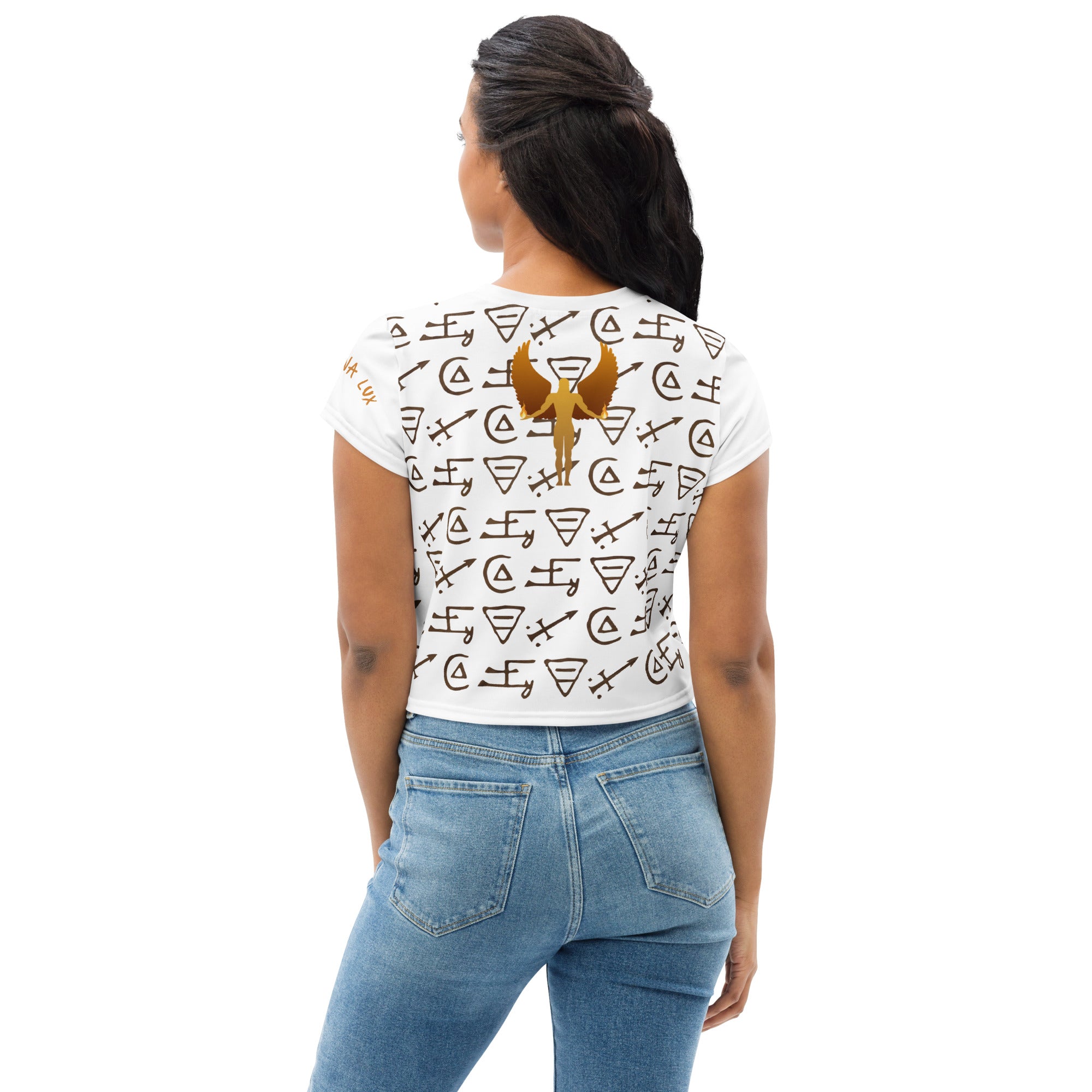 I am a Warrior - Print Crop Tee