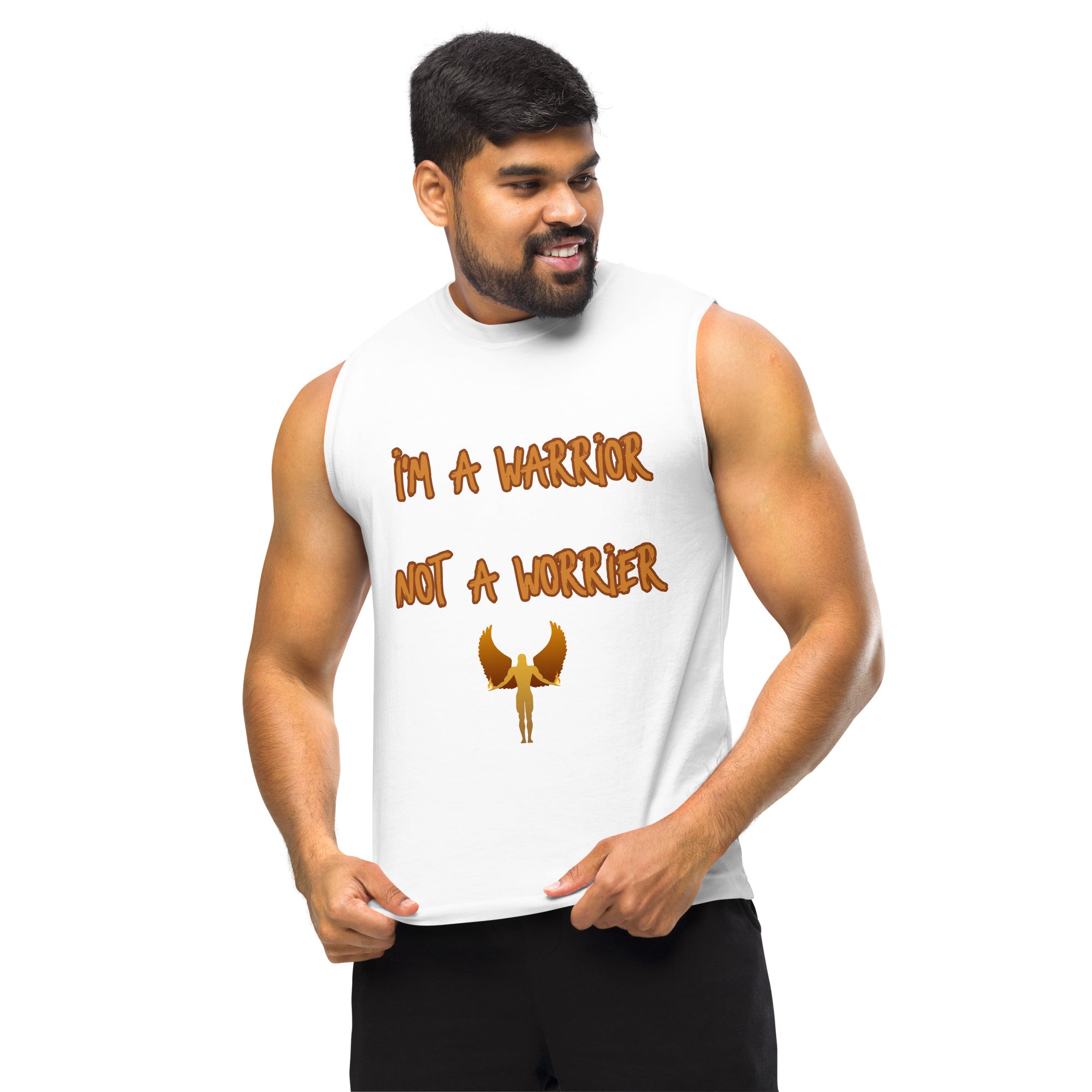 I'm a Warrior, Not a Worrier - Muscle Shirt